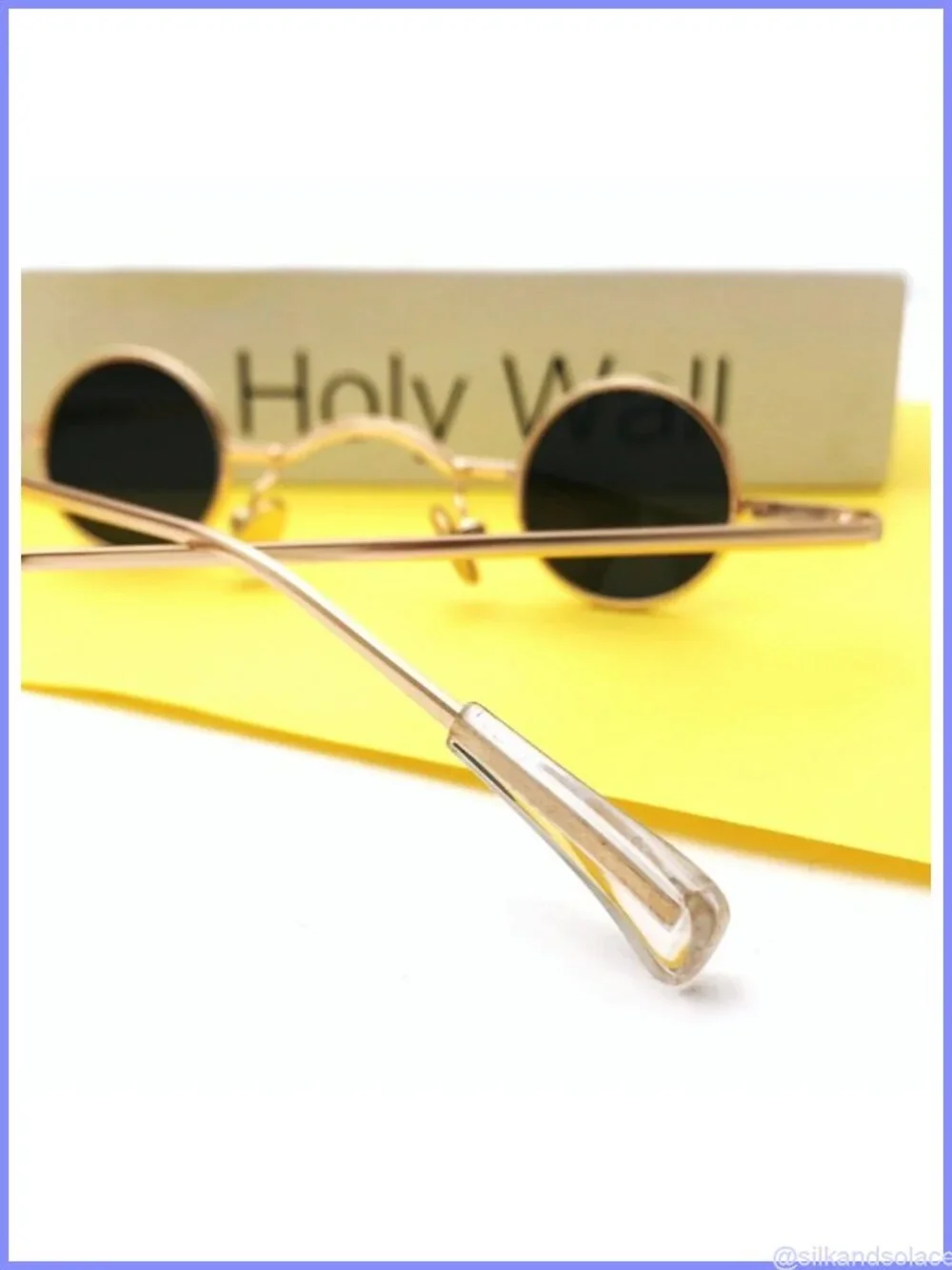 Polarized UV400 Small Round Retro Metal Sunglasses Unisex